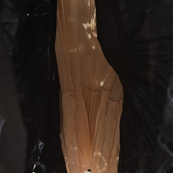 Free People - medium - Elegant Black Sleeveless Dress - open back / high neck - Picture 4 of 6